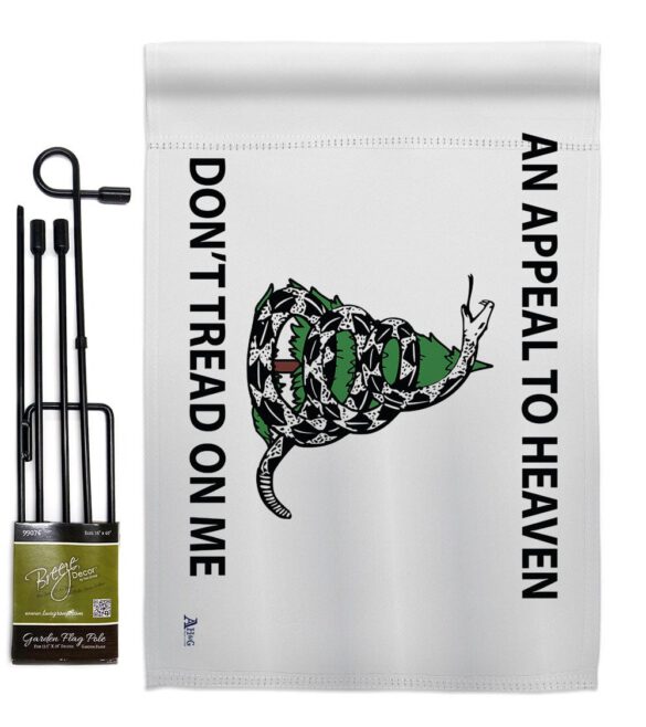 AN Appeal To Heaven Don't Tread On Me - Historic Americana Vertical Impressions Decorative Flags HG140904 Made In USA - Image 5