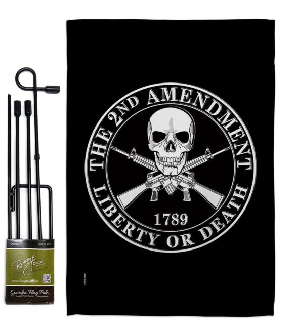 2nd Amendment Liberty - Historic Americana Vertical Impressions Decorative Flags HG170209 Made In USA - Image 5
