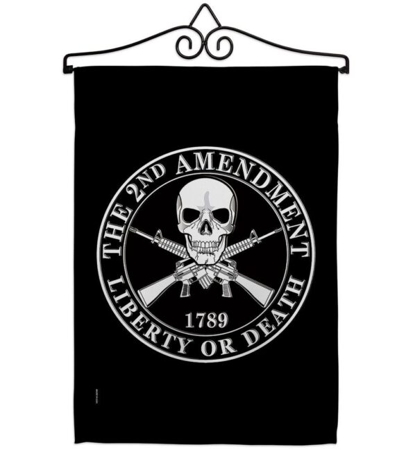 2nd Amendment Liberty - Historic Americana Vertical Impressions Decorative Flags HG170209 Made In USA - Image 8