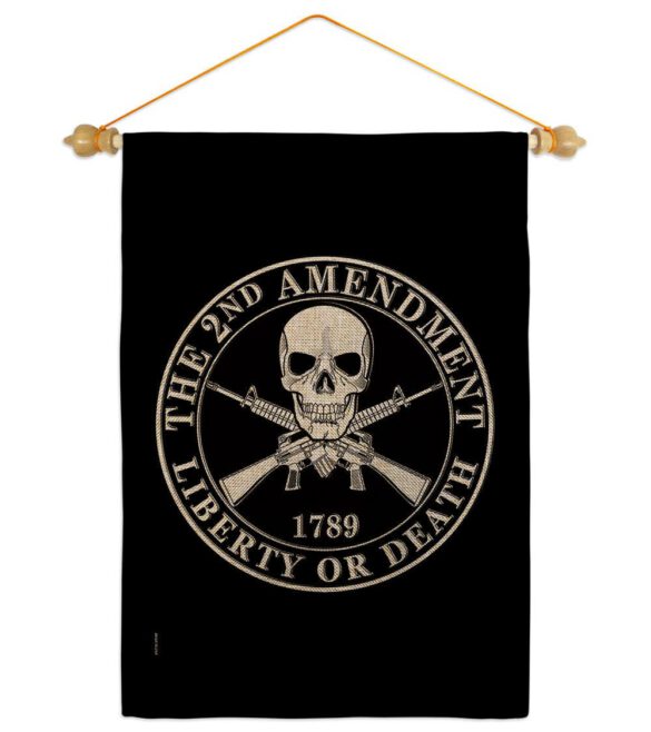 2nd Amendment Liberty - Historic Americana Vertical Impressions Decorative Flags HG170209 Made In USA - Image 23