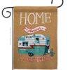 Home is Wherever Camper - Hobbies Interests Vertical Impressions Decorative Flags HG109066 Made In USA