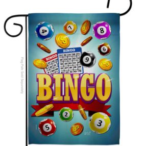 Bingo Win Night - Hobbies Interests Vertical Impressions Decorative Flags HG137088 Made In USA