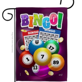 Bingo Bingo - Hobbies Interests Vertical Impressions Decorative Flags HG137089 Made In USA