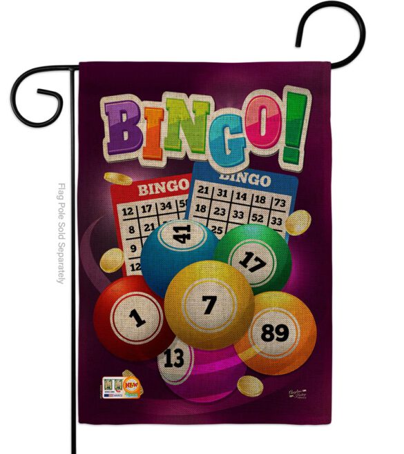 Bingo Bingo - Hobbies Interests Vertical Impressions Decorative Flags HG137089 Made In USA - Image 8