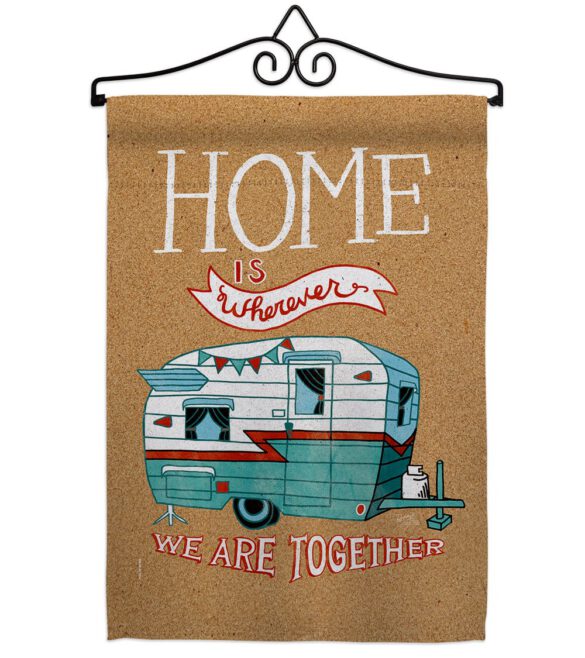 Home is Wherever Camper - Hobbies Interests Vertical Impressions Decorative Flags HG109066 Made In USA - Image 7