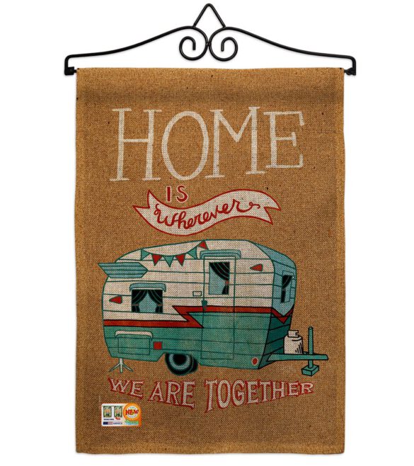 Home is Wherever Camper - Hobbies Interests Vertical Impressions Decorative Flags HG109066 Made In USA - Image 10