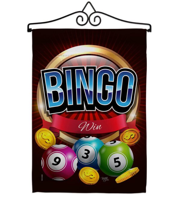 Bingo Win - Hobbies Interests Vertical Impressions Decorative Flags HG109075 Made In USA - Image 7
