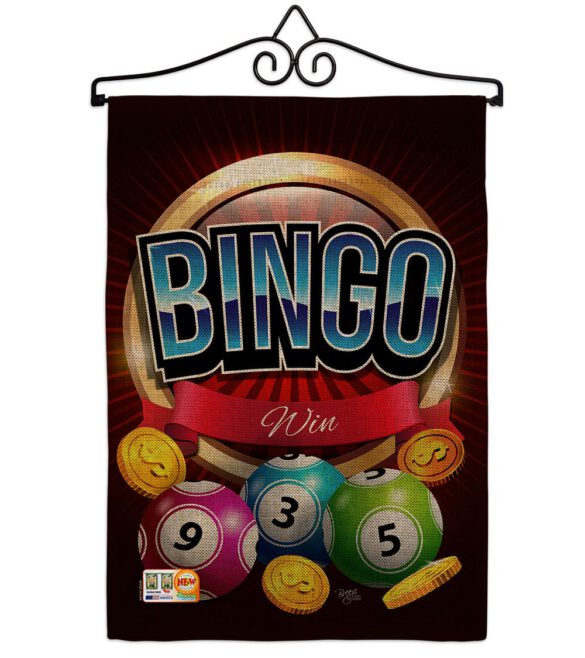 Bingo Win - Hobbies Interests Vertical Impressions Decorative Flags HG109075 Made In USA - Image 10