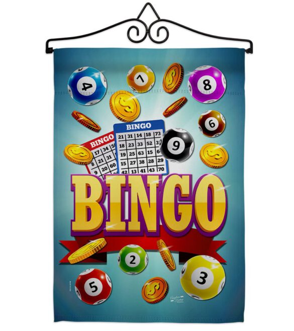 Bingo Win Night - Hobbies Interests Vertical Impressions Decorative Flags HG137088 Made In USA - Image 7