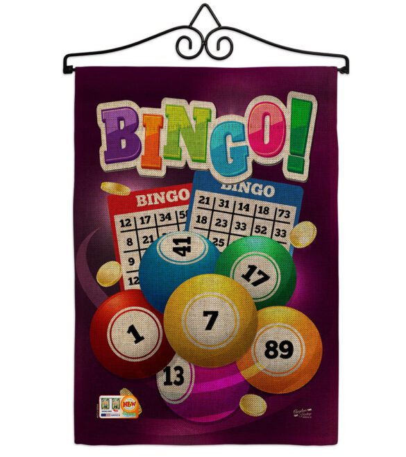 Bingo Bingo - Hobbies Interests Vertical Impressions Decorative Flags HG137089 Made In USA - Image 10