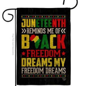Garden Flag Juneteenth G190152 B