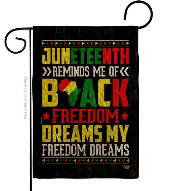 Black Freedom - Historic Americana Vertical Impressions Decorative Flags HG190152 Made In USA - Image 22