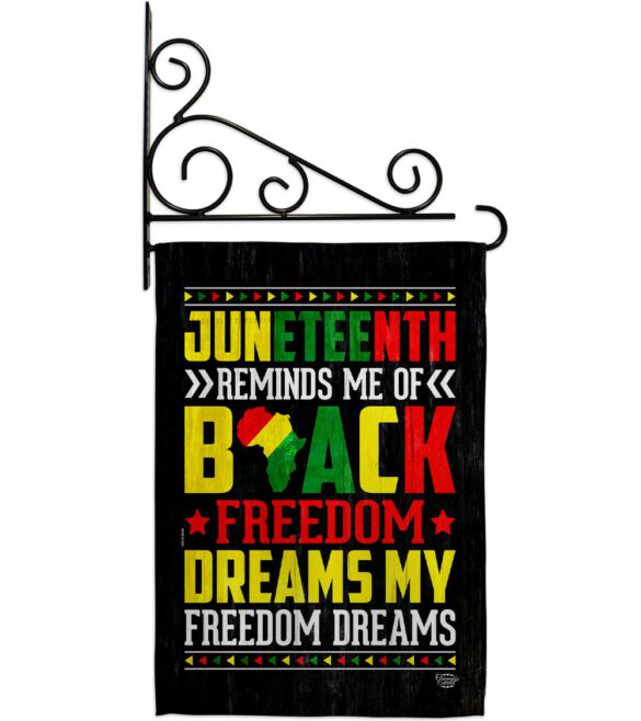 Black Freedom - Historic Americana Vertical Impressions Decorative Flags HG190152 Made In USA - Image 17