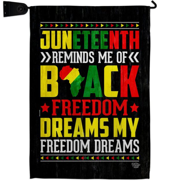 Black Freedom - Historic Americana Vertical Impressions Decorative Flags HG190152 Made In USA - Image 18