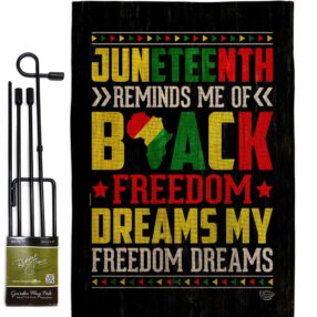Garden Flag Juneteenth GS190152 B
