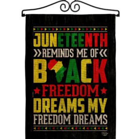 Garden Flag Juneteenth GS190152 B 02