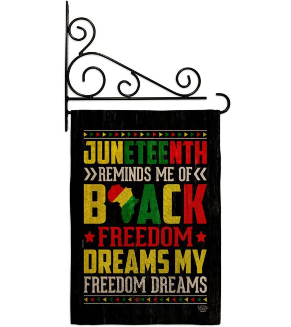 Black Freedom - Historic Americana Vertical Impressions Decorative Flags HG190152 Made In USA - Image 38