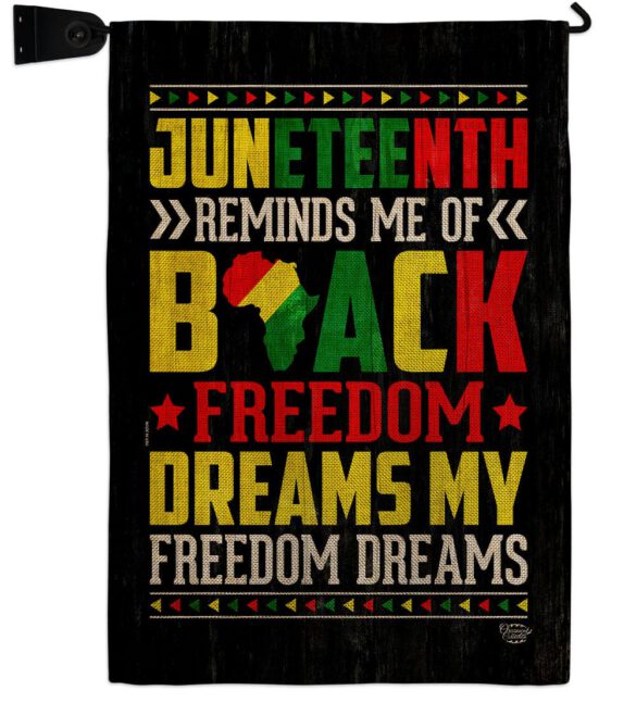 Black Freedom - Historic Americana Vertical Impressions Decorative Flags HG190152 Made In USA - Image 39