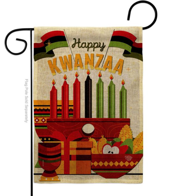 Gather Kwanzaa - Kwanzaa Winter Vertical Impressions Decorative Flags HG192719 Made In USA - Image 13