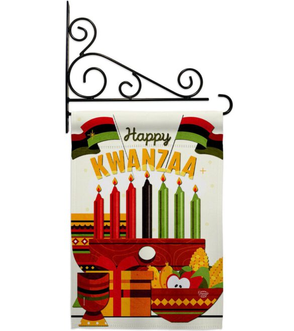 Gather Kwanzaa - Kwanzaa Winter Vertical Impressions Decorative Flags HG192719 Made In USA - Image 8
