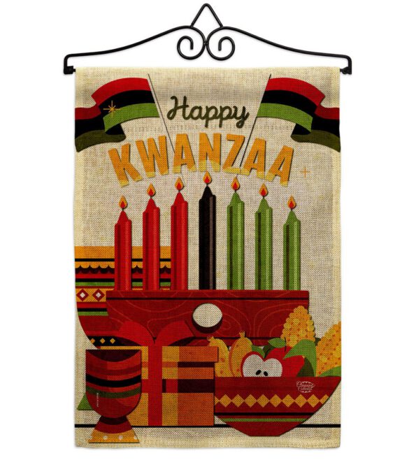 Gather Kwanzaa - Kwanzaa Winter Vertical Impressions Decorative Flags HG192719 Made In USA - Image 19