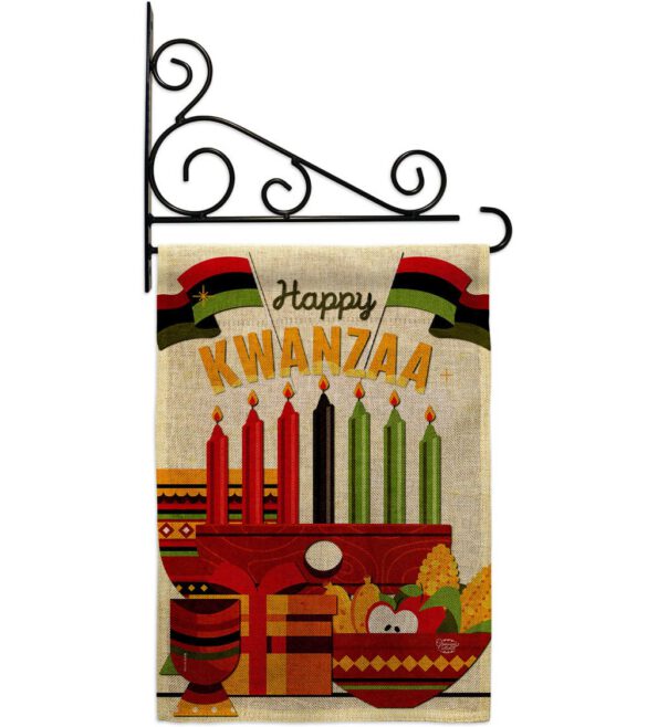 Gather Kwanzaa - Kwanzaa Winter Vertical Impressions Decorative Flags HG192719 Made In USA - Image 20