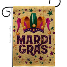 Garden Flag Mardi Gras G118014 B