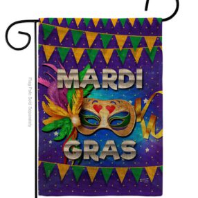 Garden Flag Mardi Gras G137347 B