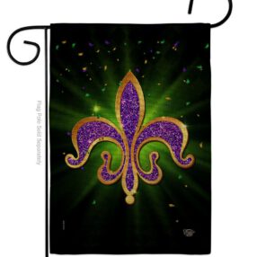Garden Flag Mardi Gras G192436 B