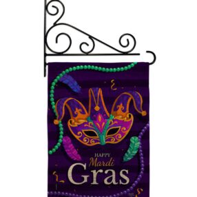 Garden Flag Mardi Gras GS118013 B 03
