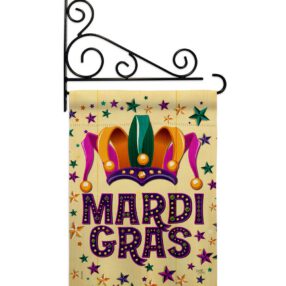 Garden Flag Mardi Gras GS118014 03