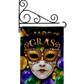 Garden Flag Mardi Gras GS120008 03
