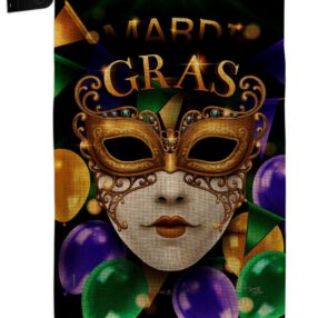 Garden Flag Mardi Gras GS120008 B 04