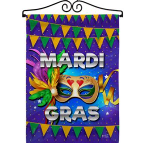 Garden Flag Mardi Gras GS137347 02