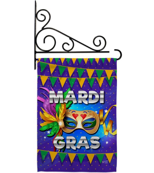 Fat Tuesday - Mardi Gras Spring Vertical Impressions Decorative Flags HG137347 Made In USA - Image 8