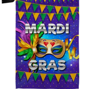 Garden Flag Mardi Gras GS137347 04