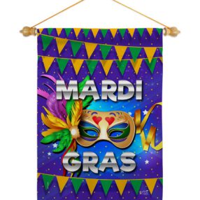 Garden Flag Mardi Gras GS137347 05