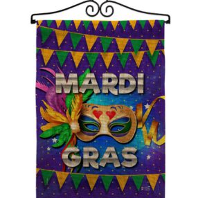 Garden Flag Mardi Gras GS137347 B 02