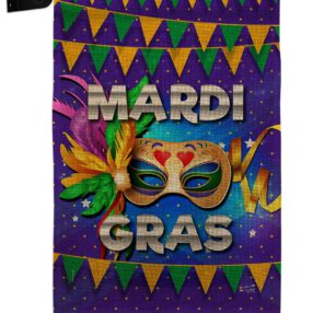 Garden Flag Mardi Gras GS137347 B 04