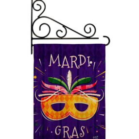 Garden Flag Mardi Gras GS137361 03