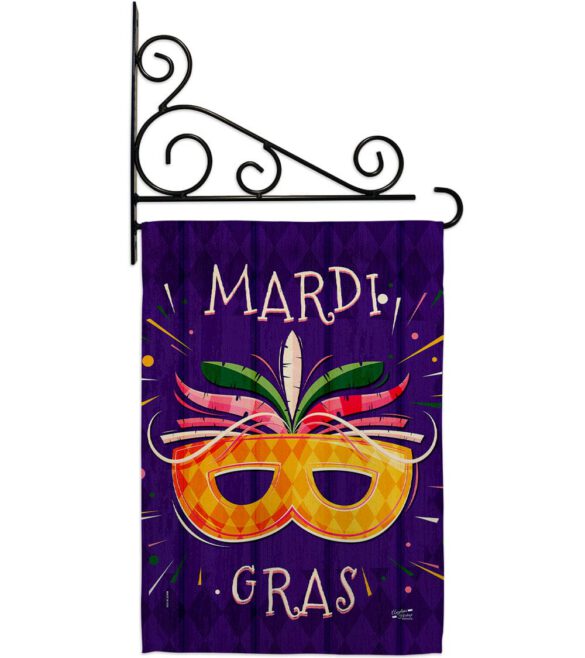 Beads Festival - Mardi Gras Spring Vertical Impressions Decorative Flags HG137361 Made In USA - Image 8