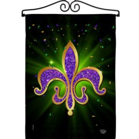 Garden Flag Mardi Gras GS192436 02