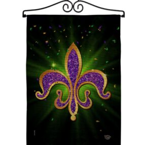 Garden Flag Mardi Gras GS192436 B 02