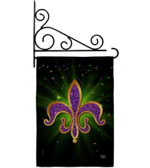 Fleur De Lis - Mardi Gras Spring Vertical Impressions Decorative Flags HG192436 Made In USA - Image 18