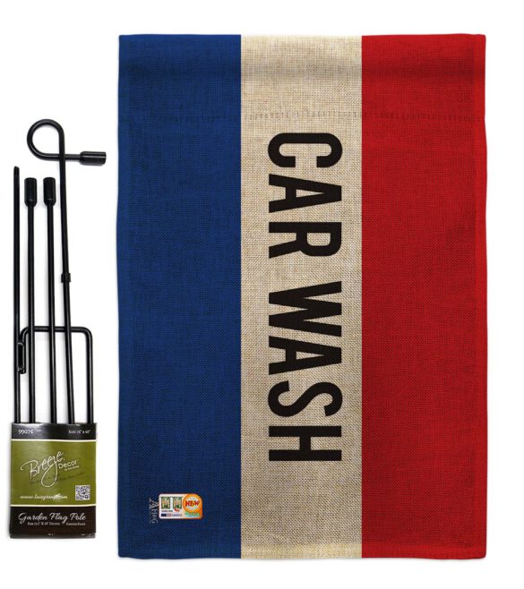 Car Wash - Merchant Special Occasion Vertical Impressions Decorative Flags HG140782 Made In USA - Image 9