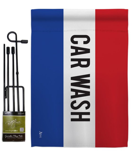 Car Wash - Merchant Special Occasion Vertical Impressions Decorative Flags HG140782 Made In USA - Image 4