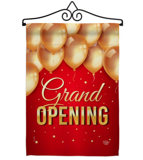 Grand Opening Balloon - Merchant Special Occasion Vertical Impressions Decorative Flags HG192585 Made In USA - Image 7