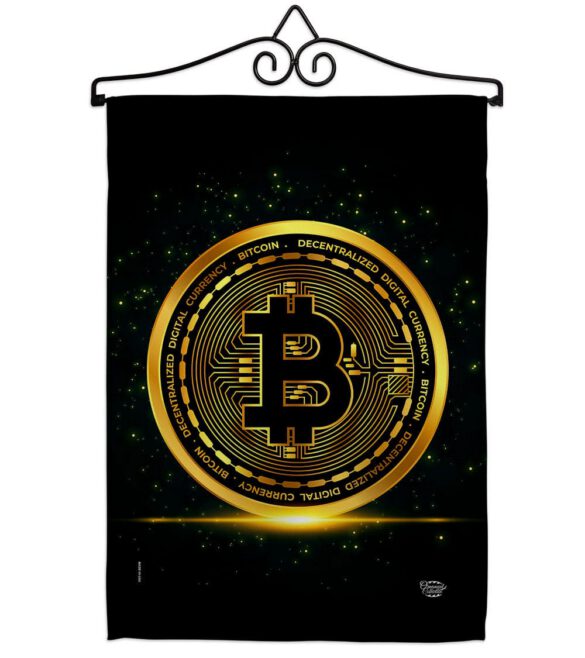 Bitcoin - Merchant Special Occasion Vertical Impressions Decorative Flags HG192639 Made In USA - Image 7