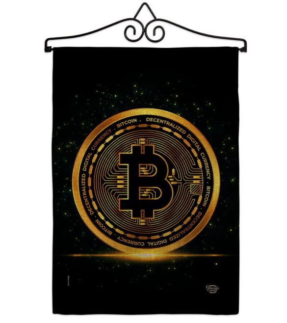 Bitcoin - Merchant Special Occasion Vertical Impressions Decorative Flags HG192639 Made In USA - Image 17