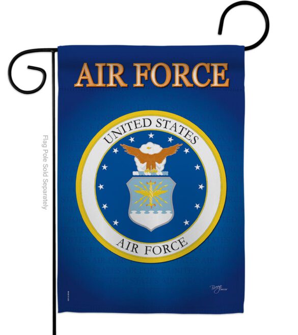 Air Force - Military Americana Vertical Impressions Decorative Flags HG108054 Imported - Image 2